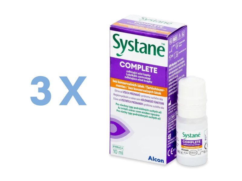 Systane Complete Preservative-free (3 x 10 ml)