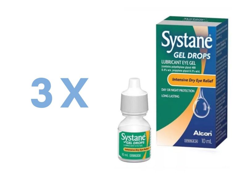 Systane Gel Drops (3 x 10 ml)