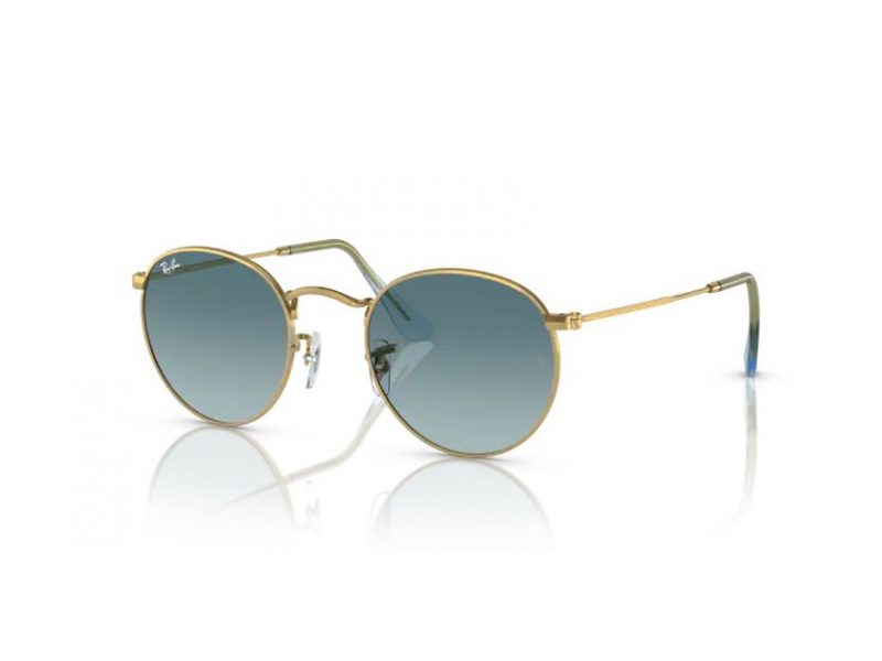 Ray-Ban Round Metal Solglasögon RB 3447 001/3M