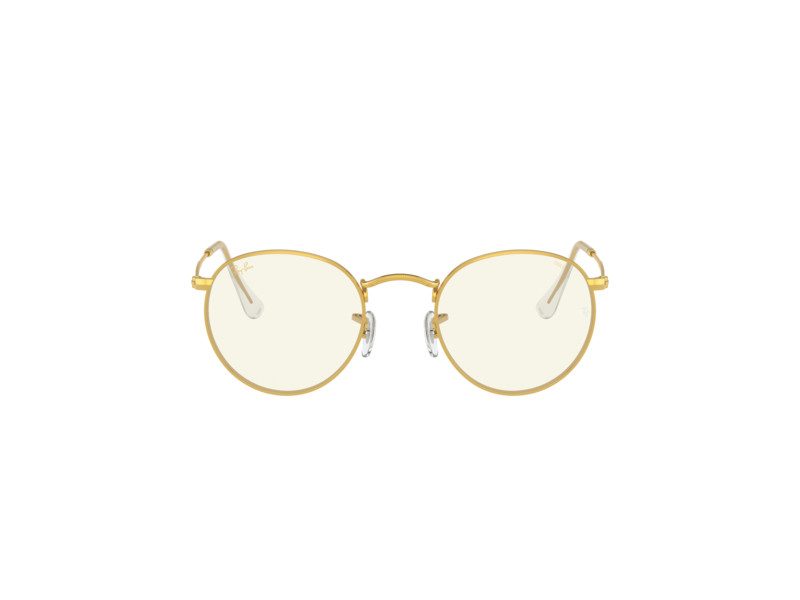 Ray-Ban Round Metal Solglasögon RB 3447 9196/BL